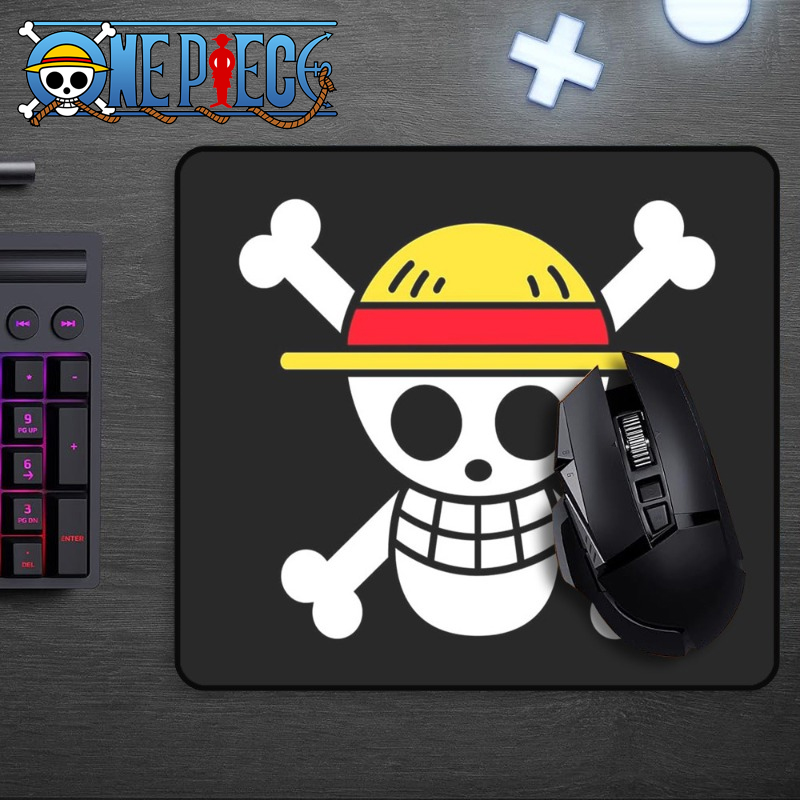 Good Laptop Accessories - Cartoon One Piece Luffy Skull Mouse