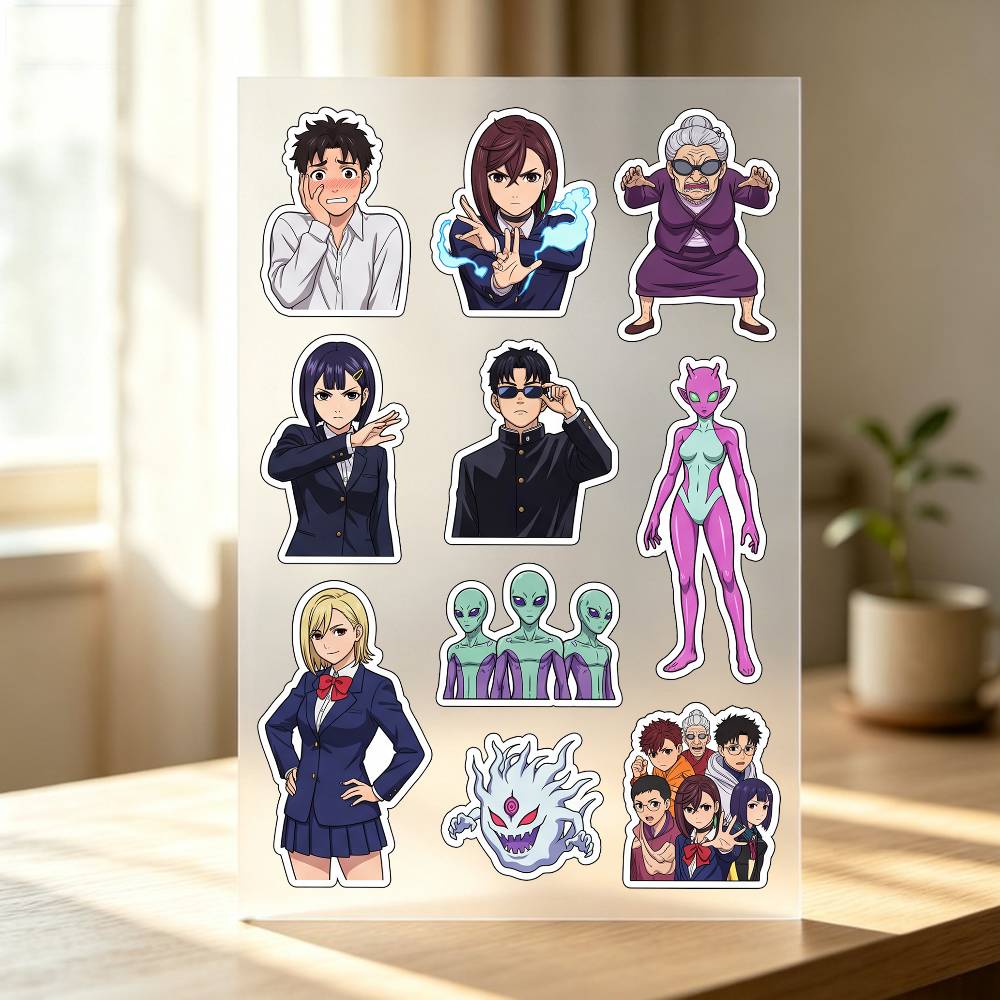 Laptop Accessories Wallpaper - 1pc Dan-da-dan Stickers Auto Body Bumper