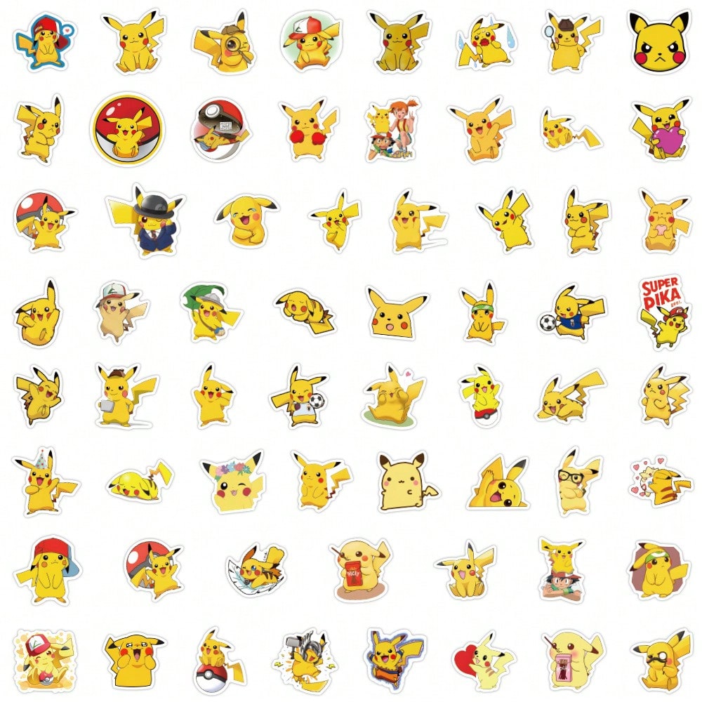 60/100pcs Neon Light Anime Pok - Good Laptop Accessories recension och pris