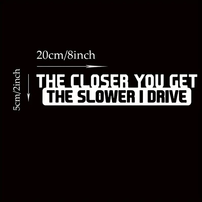 1pc The Closer You Get The Slo - Laptop Accessories Wallpaper recension och pris