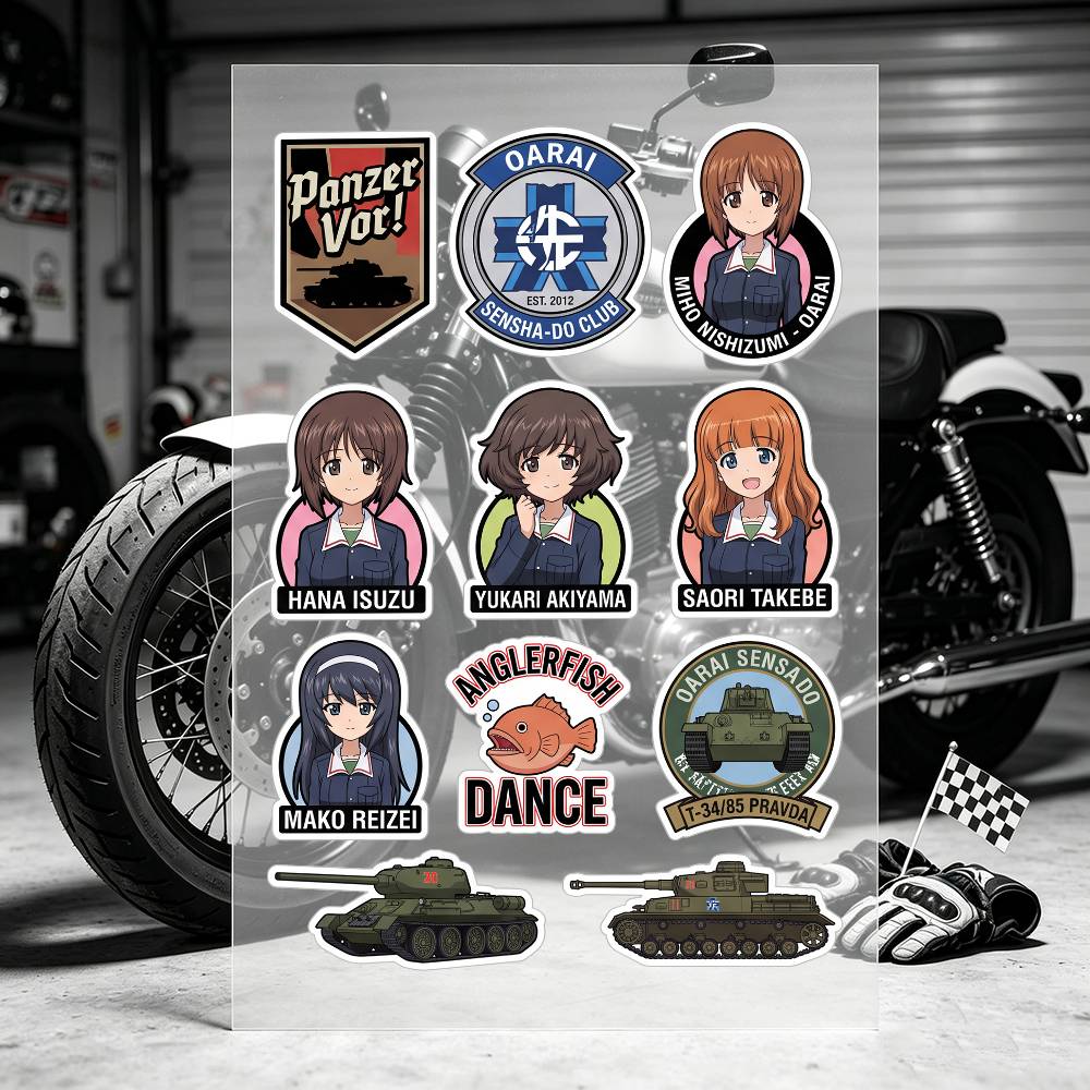 Anime Girls Und Panzer Motorcy - Laptop Accessories For Girls recension och pris