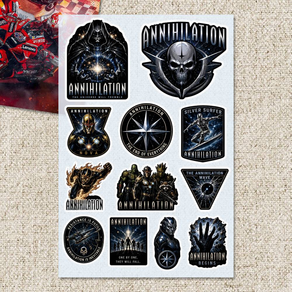 A-nnihilation Stickers Moto St - Laptop Accessories Wallpaper recension och pris