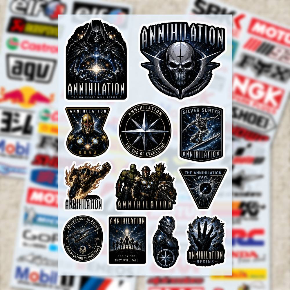 A-nnihilation Stickers Moto St - Laptop Accessories Wallpaper recension och pris