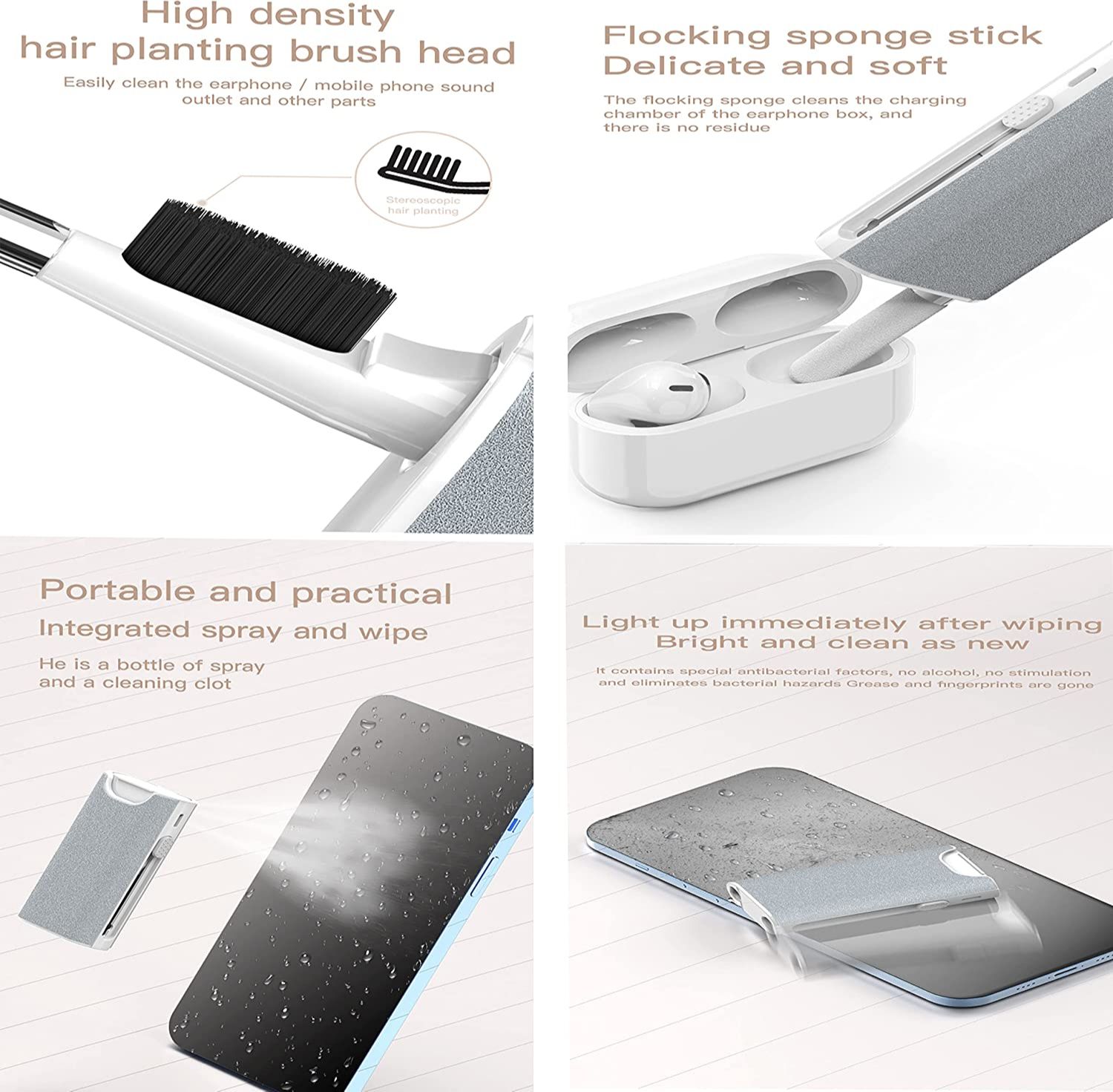 5 in 1 Earphone Cleaner Brush  - Screen Cleaning Kit recension och pris