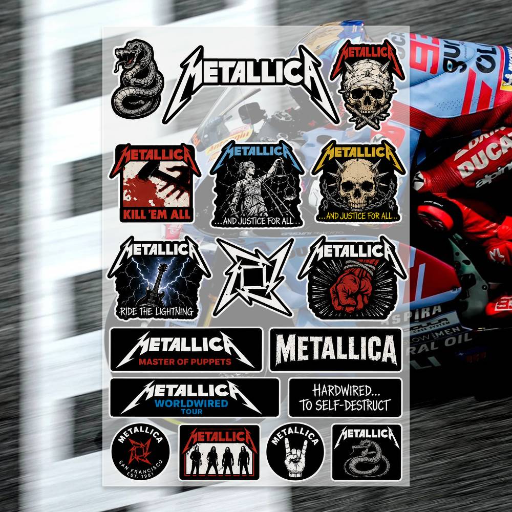 M-Metallica Stickers Moto Stic - Laptop Accessories Wallpaper recension och pris