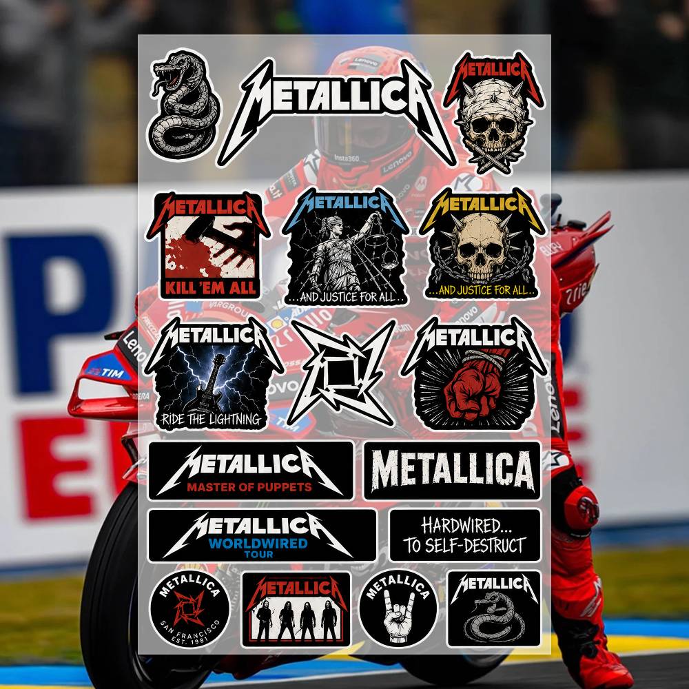 M-Metallica Stickers Moto Stic - Laptop Accessories Wallpaper recension och pris