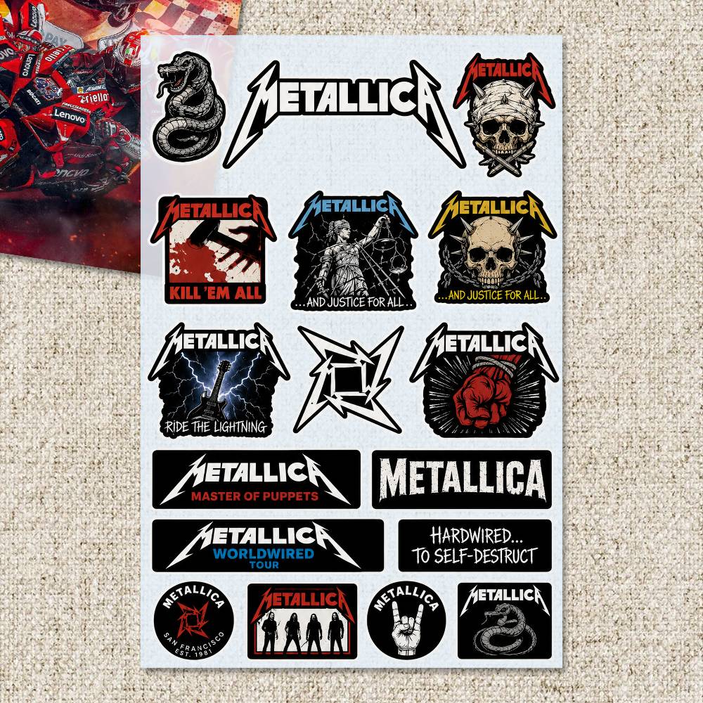 M-Metallica Stickers Moto Stic - Laptop Accessories Wallpaper recension och pris