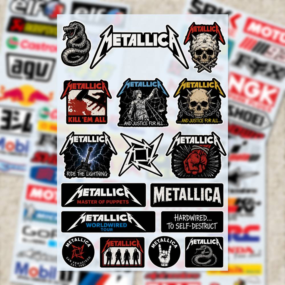 M-Metallica Stickers Moto Stic - Laptop Accessories Wallpaper recension och pris