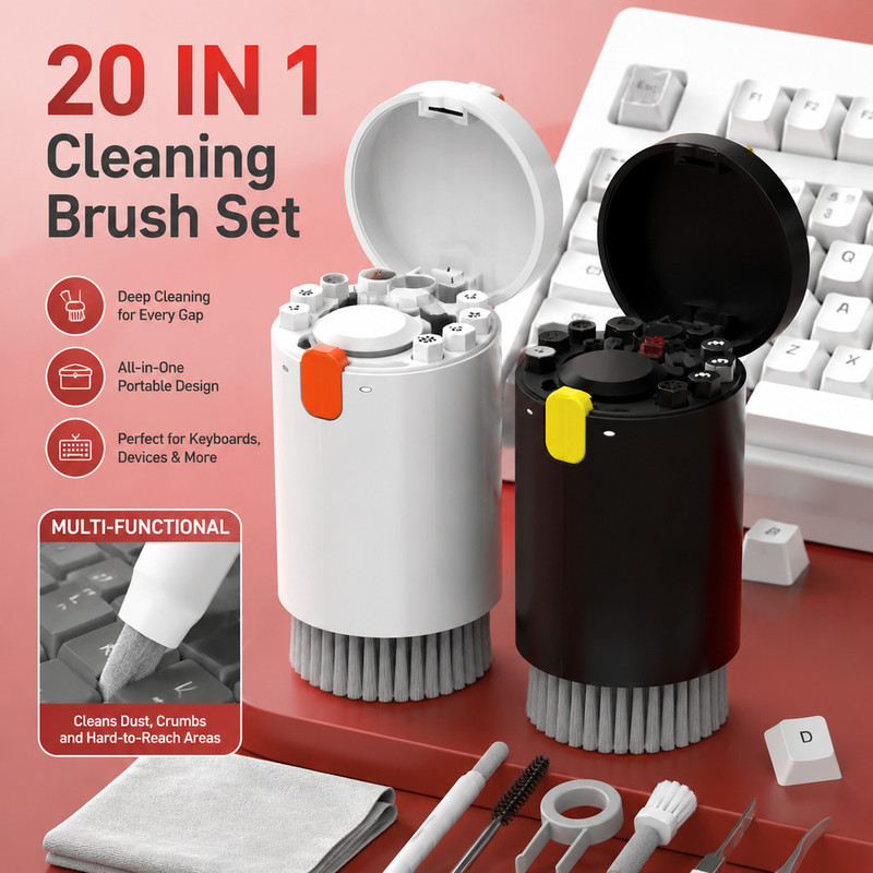 Ready Stock 20-In-1 Keyboard C - Screen Cleaning Kit recension och pris