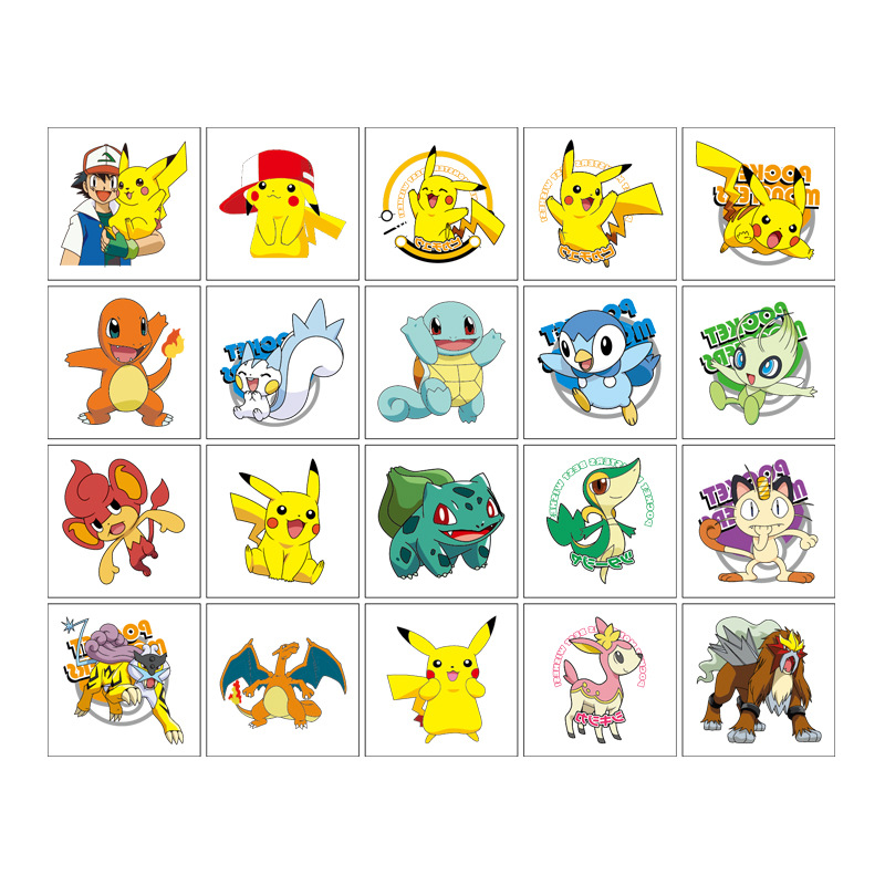5*5cm 20pcs Pokemon Pikachu Ta - Good Laptop Accessories recension och pris