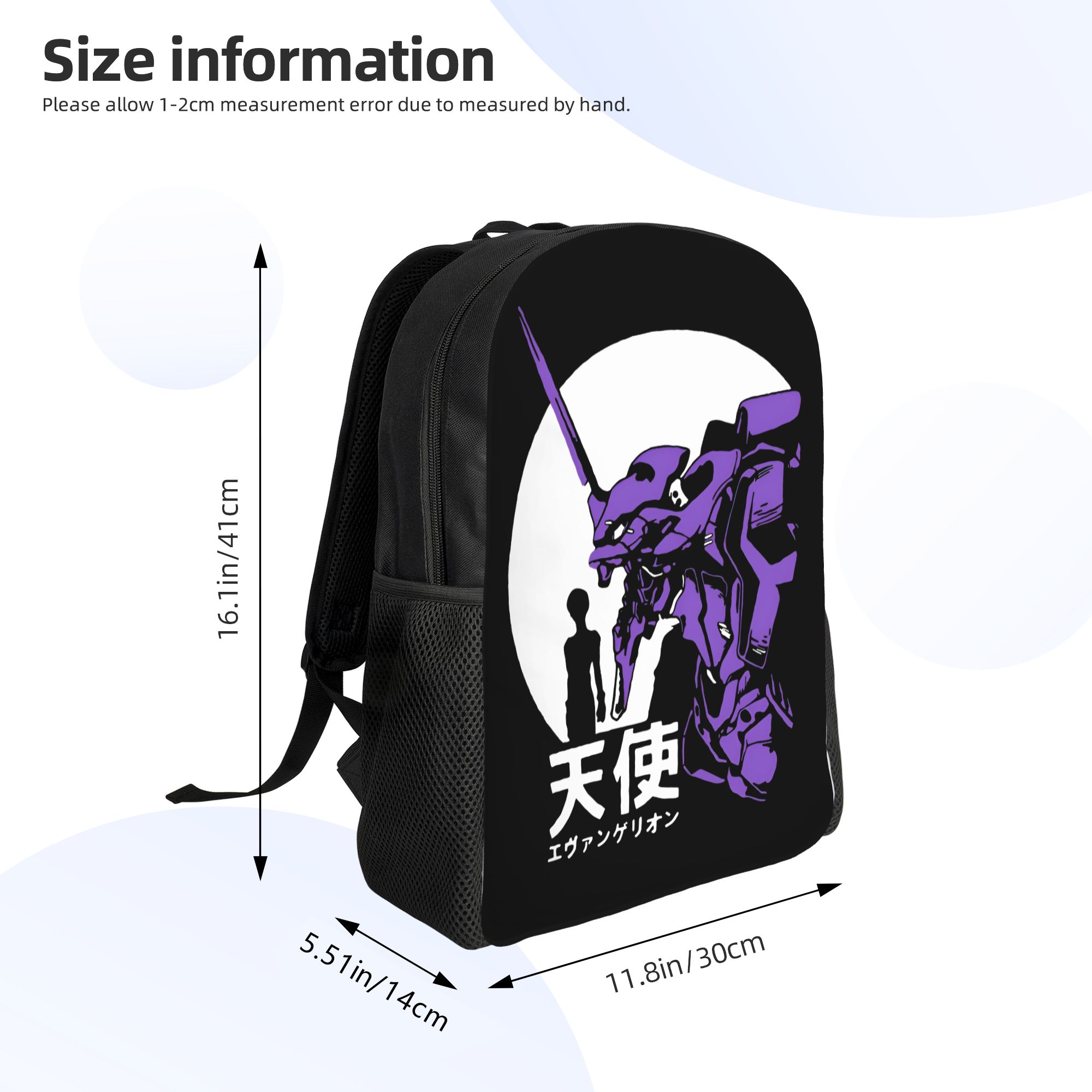 3D Print E-Evangelions Backpac - Laptop Accessories Bag For Men recension och pris