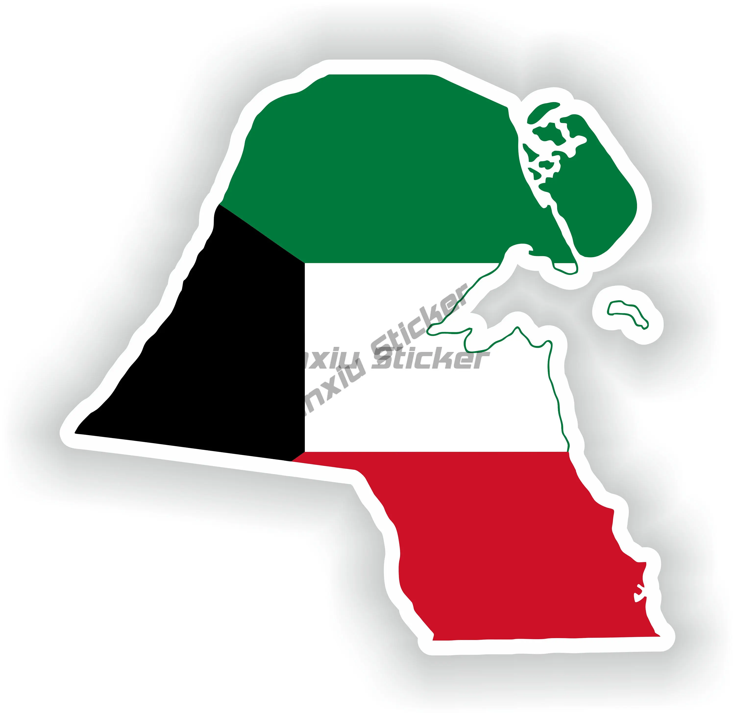 KWT Kuwait Flag Map National E - Laptop Accessories Kuwait recension och pris