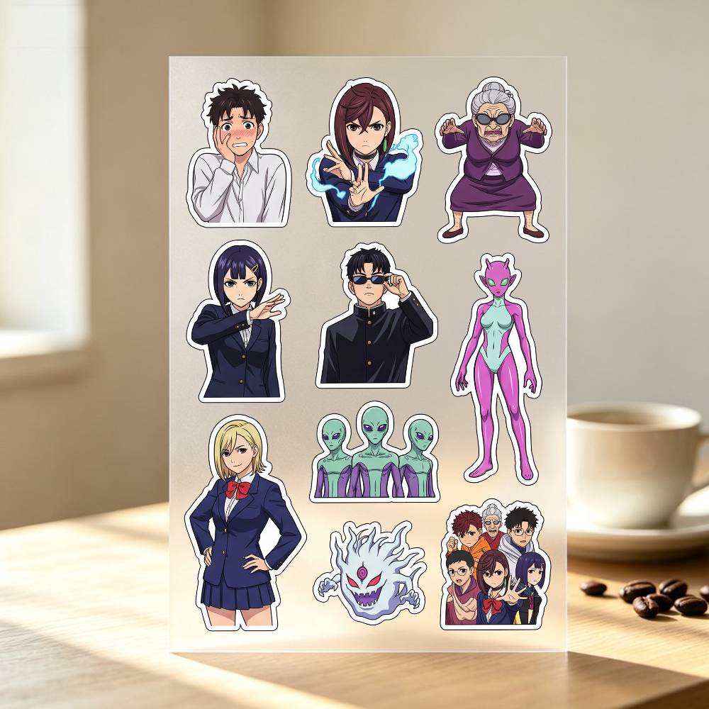 1pc Dan-da-dan Stickers Auto B - Laptop Accessories Wallpaper recension och pris