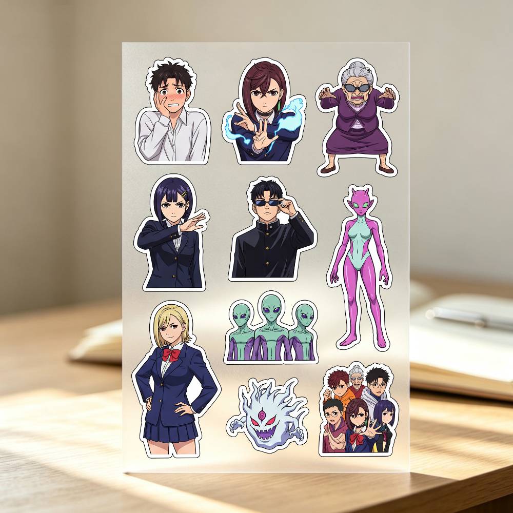 1pc Dan-da-dan Stickers Auto B - Laptop Accessories Wallpaper recension och pris