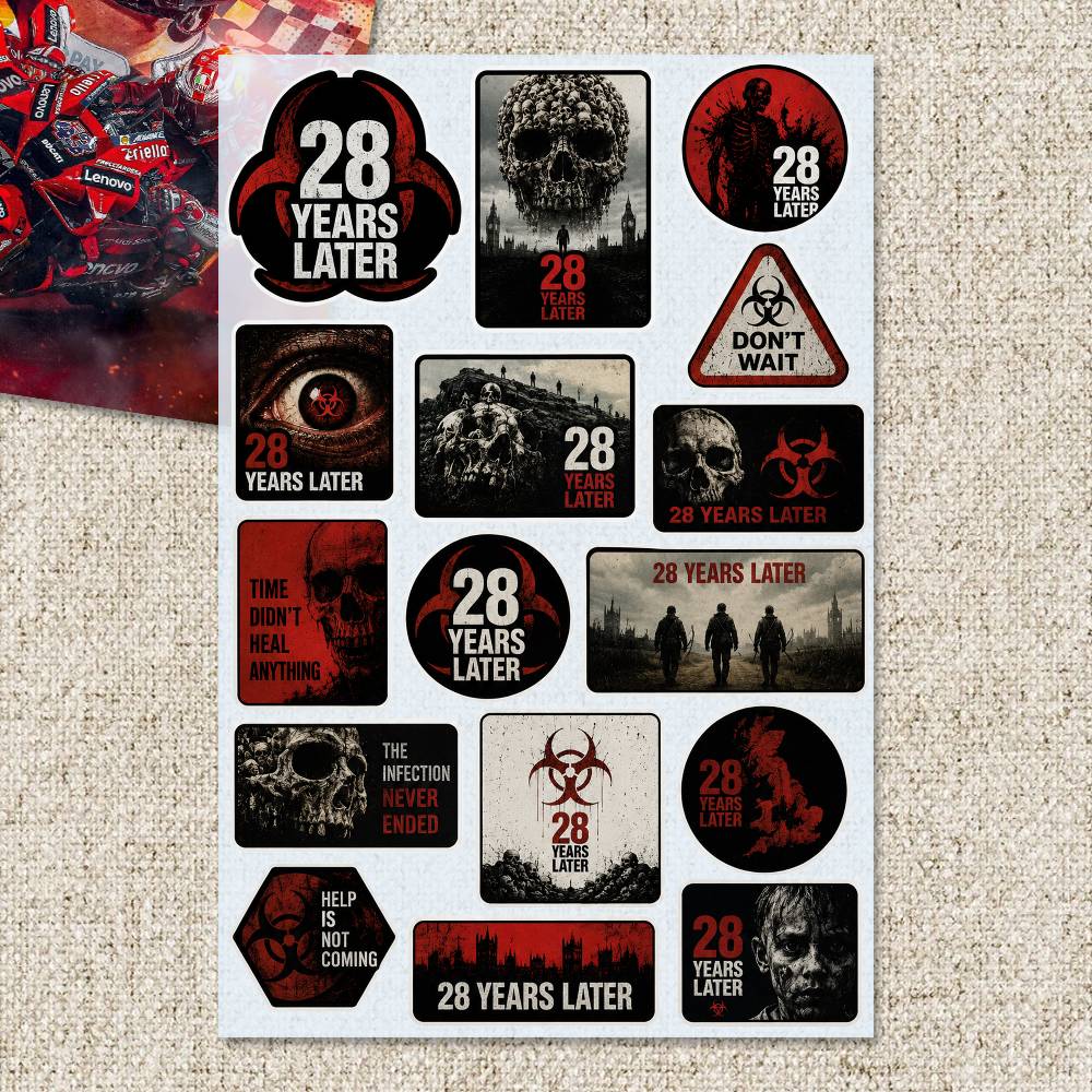 28 Y-ears L-ater Stickers Moto - Laptop Accessories Wallpaper recension och pris