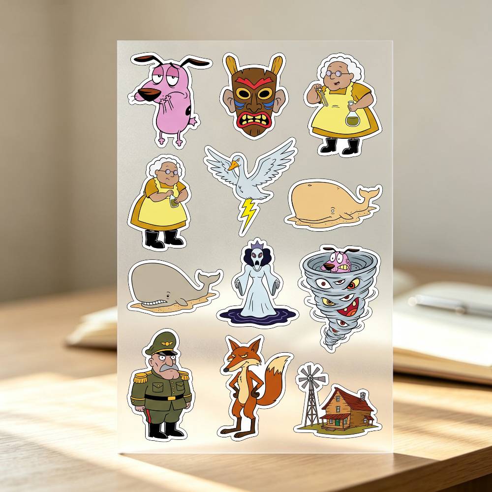 1pc C-COURAGE The Cowardly Dog - Laptop Accessories Wallpaper recension och pris