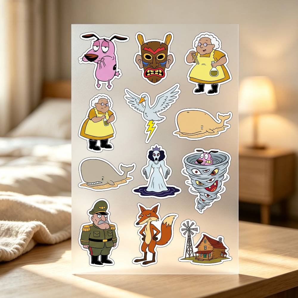 1pc C-COURAGE The Cowardly Dog - Laptop Accessories Wallpaper recension och pris
