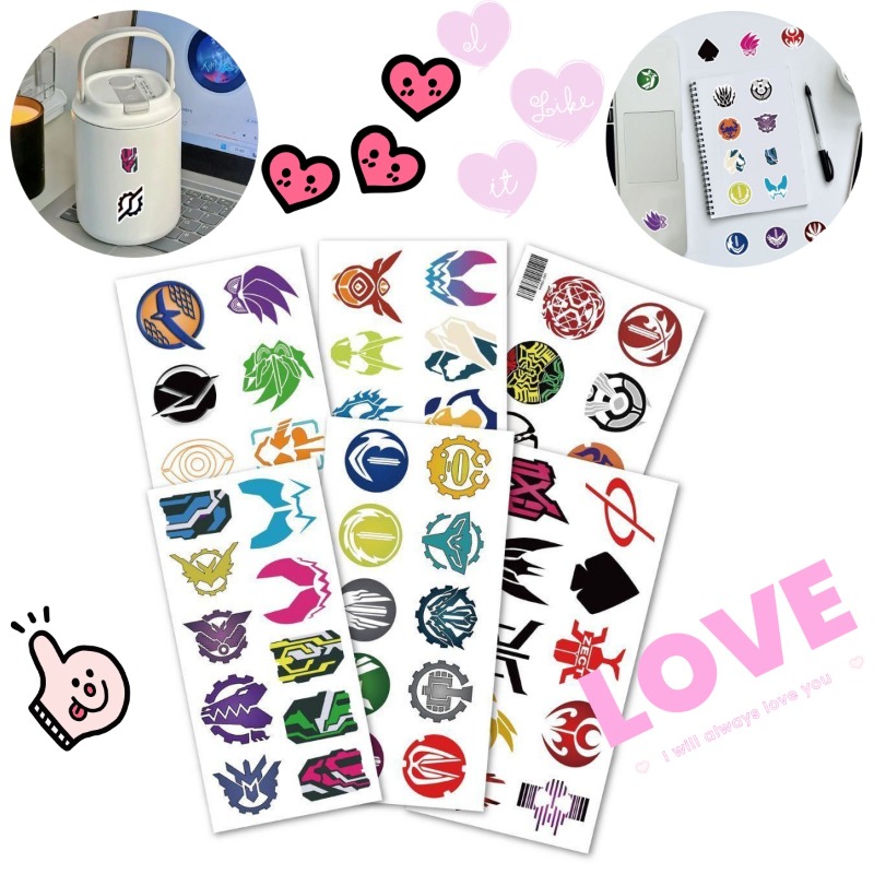60 Sheets Kamen Rider Logo Sti - Good Laptop Accessories recension och pris