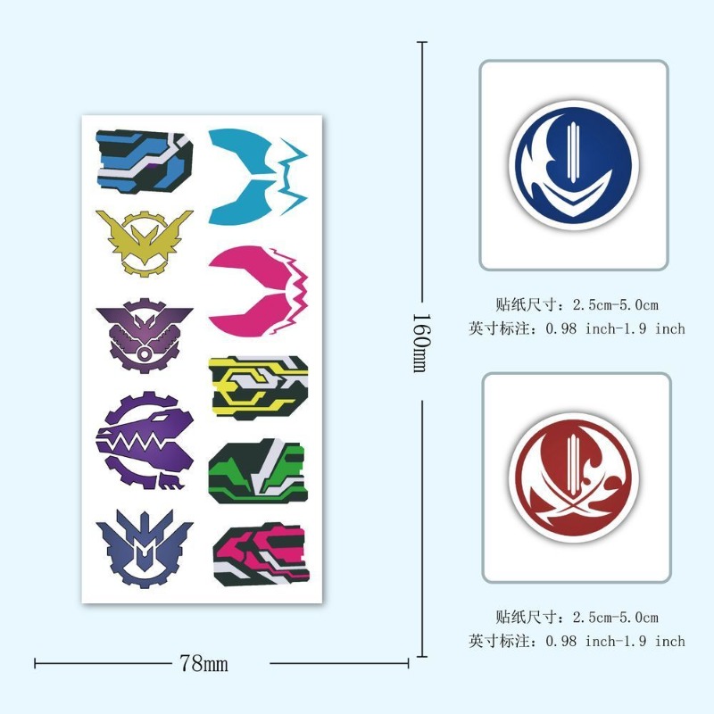 60 Sheets Kamen Rider Logo Sti - Good Laptop Accessories recension och pris